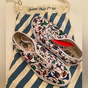 MARVEL x VANS custom collab size 8.5 sneakers